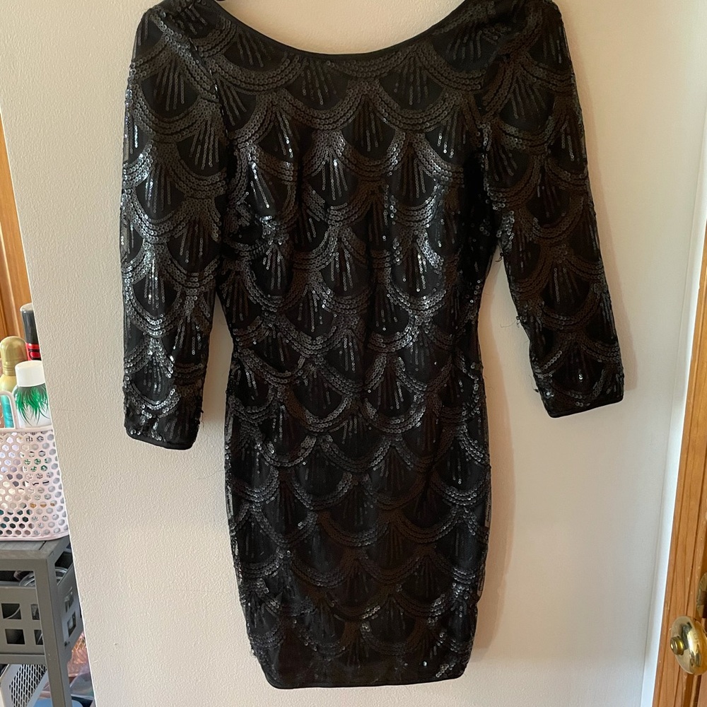 Short sequin dress